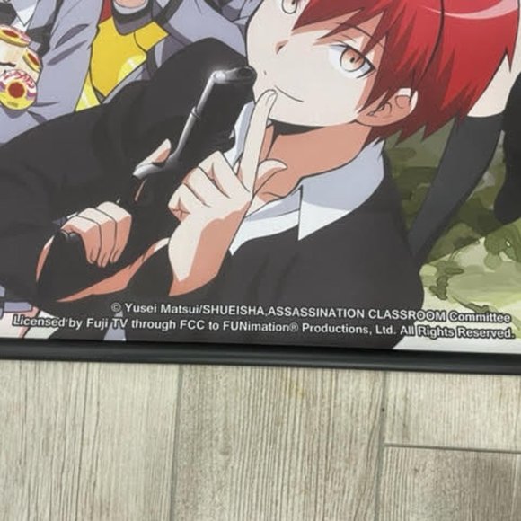 Assassination Classroom Anime Characters 31"x42" Fabric Scroll Anime FUNIMATION - Picture 3 of 3